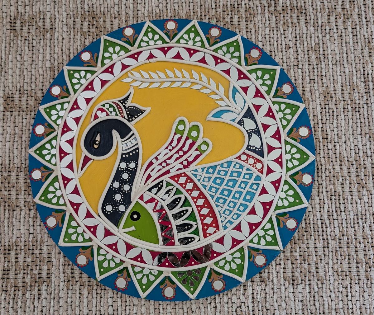 Clay + Mirror Art: workshop photo 4