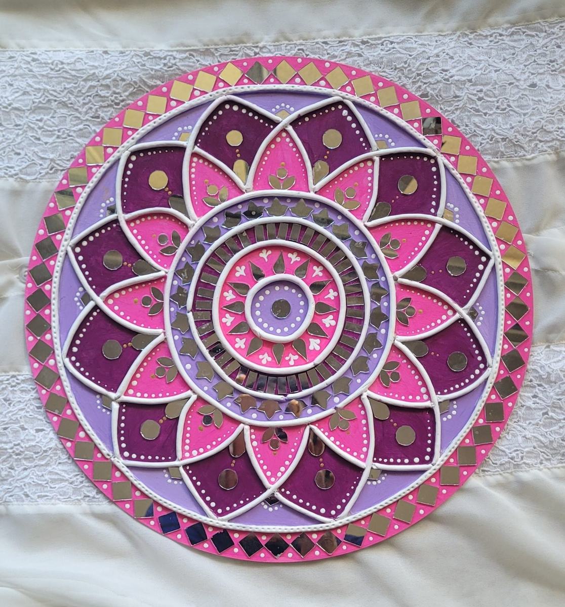 Clay + Mirror Art: workshop photo 5